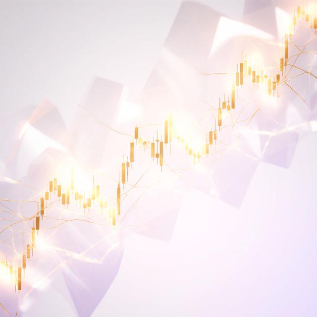 Sophisticated abstract visualization of financial market data flows
